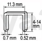 YATO Zszywki 12x11.2 mm, 1000 szt YT-7054 - Zszywki - miniaturka - grafika 3