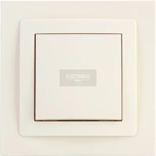 Karlik Ramka uniwersalna pojedyncza beżowa 1DR-1 - Klawisze i ramki - miniaturka - grafika 2