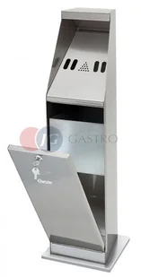 Bartscher Popielniczka stojąca, srebrna | , 860002 860.002 - Wyposażenie lokali gastronomicznych - miniaturka - grafika 2