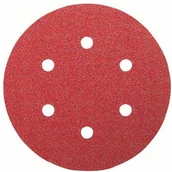 Materiały ścierne - Bosch Papier ścierny ekscentryczny z rzepem perforowane wielkość ziarna 40 150 mm Best for Wood 2608605085 5 szt - miniaturka - grafika 1