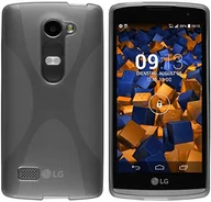 Etui i futerały do telefonów - Mumbi etui ochronne pokrowiec na LG Leon przezroczysty czarnym - miniaturka - grafika 1