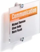 Identyfikatory - Durable Tabliczka informacyjna CRYSTAL SIGN 210x148mm DU222 - miniaturka - grafika 1