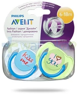 Philips Avent Smoczek uspokajający seria "I love" 6-18 m-cy SCF 172/70 2 sztuki Długi termin ważności! 9075452 - Smoczki uspokajające - miniaturka - grafika 3