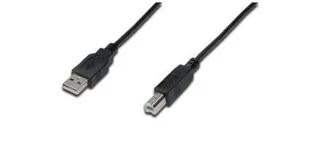 Assmann Kabel drukarkowy USB 2.0 A/M - USB B /M,1 m (AK-300102-010-S) - Kable komputerowe i do monitorów - miniaturka - grafika 2