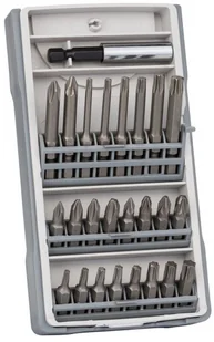 Bosch 25-częściowy zestaw końcówek wkręcających PH1; PH2; PH3; PZ1; PZ2; PZ3; T1 - Wkręty - miniaturka - grafika 7