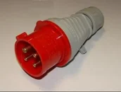 Kostki, złączki, wtyczki - SIŁA Wtyka 16A 4 bolce - miniaturka - grafika 1
