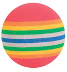 Trixie Piłki tęczowe twarde 3,5cm 4szt. [TX-4097] 2544 - Zabawki dla kotów - miniaturka - grafika 4