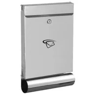 Skrzynki na listy - Skrzynka na listy nierdzewna S-08NT z tubą na prase - miniaturka - grafika 1