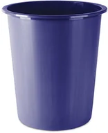 Kosze biurowe - Donau Kosz na śmieci , pełny, 14l, niebieski D305-10 - miniaturka - grafika 1