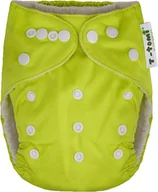 Pieluchy - T-tomi Bambusowa pielucha wielorazowa AIO 3-15kg)  zielona - miniaturka - grafika 1