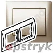Klawisze i ramki - Legrand SISTENA LIFE Ramka TITAN podwójna pozioma 771402 - miniaturka - grafika 1