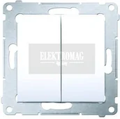 Wyłączniki światła i elektryczne - Kontakt Simon KONTAKT- SIMON 54 BIAŁY WYŁĄCZNIK ŚWIECZNIKOWY (DW5.01/11) - miniaturka - grafika 1