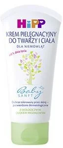 Hipp BabySanft Pielęgnacyjny krem do twarzy i ciała 75ml - Kremy dla dzieci - miniaturka - grafika 3