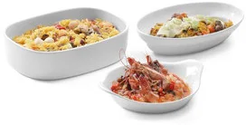 Hendi Półmisek do zapiekania okrągły z uchwytami 185x152mm kremowy porcelana 785904 - Przybory do gotowania - miniaturka - grafika 2