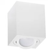 Oprawy, klosze i abażury - Kobi Oprawa do nabudowania ruchoma kwadrat biała OH-37L OH-37L - miniaturka - grafika 1