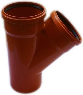 Poliplast Trójnik kanalizacji zewnętrznej KZ 160 X 160 / 45° - Odwodnienia, kanały i akcesoria - miniaturka - grafika 2