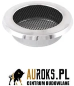 Akcesoria kominkowe - Parkanex KRATKA KOMINKOWA OKRĄGŁA CHROM SZLIFOWANY FI100 PX_KKO_CHSZ_100_1 - miniaturka - grafika 1