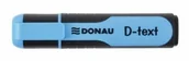 Artykuły biurowe - Donau ZAKREŚLACZ D-TEXT NA BLISTRZE 1SZT. , NIEBIESKI - miniaturka - grafika 1