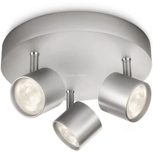 Philips Okrągła lampa sufitowa LED STAR, 3-pkt., odchylana - Lampy sufitowe - miniaturka - grafika 4