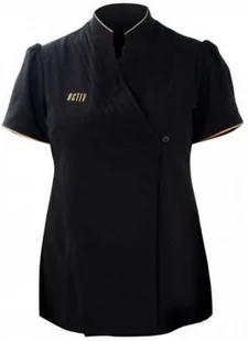 FARTUSZEK CZARNY S - Fartuchy fryzjerskie - miniaturka - grafika 2