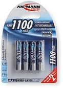 Ładowarki i akumulatory - Ansmann Akumulator NiMH 4xAAA 1100mAh AFANS035236 [488882] - miniaturka - grafika 1