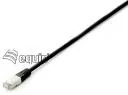 Kable miedziane - Equip Patchcord Cat6a, S/FTP, 15m, czarny 605698 - miniaturka - grafika 1