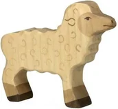 Figurki dla dzieci - Holztiger Drewniany baranek 80076 - miniaturka - grafika 1