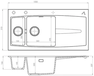 Alveus APELLES 70 CHOCOLATE 4507003 - Zlewozmywaki Alveus APELLES 70 CHOCOLATE 4507003 - Zlewozmywaki - miniaturka - grafika 3