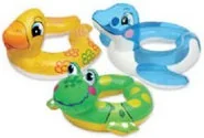 Intex Koło do pływania Żółw 59220 - Materace dmuchane i koła do pływania - miniaturka - grafika 2