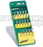 Klucze i nasadki - WOLFCRAFT Zestaw końcówek Solid (15 bitów + uchwyt) 2400000 - miniaturka - grafika 1