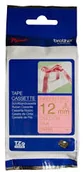 Taśmy do drukarek barwiące - Brother Taśma Brother wstążka 12mm x 4m złoty nadruk różowe tło Taśma Brother wstążka 12mm x 4m złoty nadruk różowe tło TZERE34 - miniaturka - grafika 1