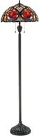 Lampy stojące - Elstead Lighting Lampa podłogowa witrażowa TIFFANY LARISS AQZ/LARISSA/FL - - miniaturka - grafika 1