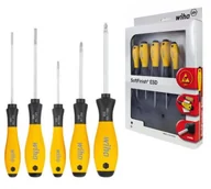 Śrubokręty - Wiha Zestaw wkrętaków SoftFinish ESD, płaskich/ PH 302SF ESD HK5 01 5-cz (27252) - miniaturka - grafika 1