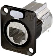 Pozostałe akcesoria sieciowe - Neutrik NE8FDX-Y6-B Złącze żeńskie proste czarny Zawartość 1 szt - miniaturka - grafika 1