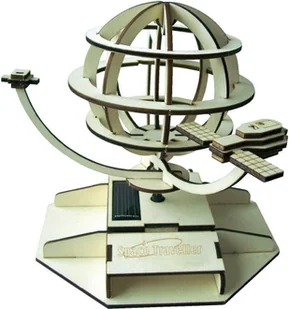 Sol Expert SOL Expert Group 26780  Solar satelitarnej, zestaw montażowy, drewno, naturalny - Zabawki konstrukcyjne - miniaturka - grafika 2