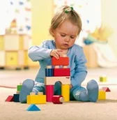 Klocki - Haba Klocki nakładane małe 1137 - miniaturka - grafika 1