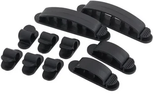 Logilink Organizator kablowy, czarny - (KAB0039) - Maskownice do kabli - miniaturka - grafika 2