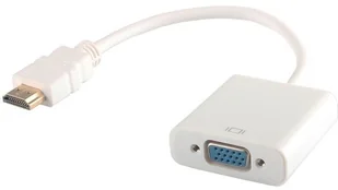 Savio Adapter cl-27 (HDMI M - D-Sub (VGA) F; 0,10m; kolor biały) cl-27 - Adaptery i przejściówki - miniaturka - grafika 2