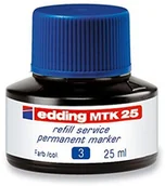 Markery permanentne - Edding tusz uzupełniający edding MTK 25 Refill Service, f. markerów niezmywalnych edding ,25 ML, niebieski 4-MTK25003 - miniaturka - grafika 1