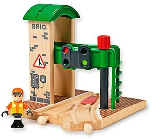 Brio Zwrotnica z sygnalizacją 33674 - Pociągi dla dzieci - miniaturka - grafika 2