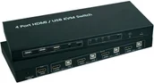 Przełączniki KVM - Przełącznik KVM HDMI USB 1920 x 1080 px Ilość przełączalnych PC 4 - miniaturka - grafika 1