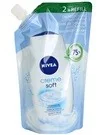 Kosmetyki do kąpieli - Nivea Creme Soft krem pod prysznic napełnienie Refill) 500 ml - miniaturka - grafika 1