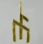 Wróżbiarstwo i radiestezja - Sotis Sigil Nauki i Koncentracji - pozłacany AgM72 - miniaturka - grafika 1