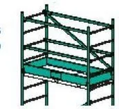 Rusztowania - Krause Rusztowanie robocze ClimTec - 1 kondygnacja - miniaturka - grafika 1