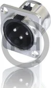Złącza, przejściówki, adaptery - Gniazdo XLR MS-1111 - miniaturka - grafika 1