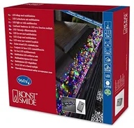 Pozostałe oświetlenie - Konstsmide 3739 500 Micro LED łańcuch świetlny zewnętrzny transformator ""Cluster""/na zewnątrz (IP44)/24 V/z 8 funkcjami, jednostki sterującej i funkcja Memory/960 kolorowe diody/czarny pr - miniaturka - grafika 1
