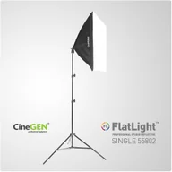 Inne akcesoria studyjne - CineGEN Lampa światła stałego SOFTBOX 50x50cm 85W 230cm SINGLE-55882 - miniaturka - grafika 1