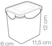 Pojemniki kuchenne - Tescoma POJEMNIK WYSOKI FRESHBOX, 0,9 L 892074 - miniaturka - grafika 1
