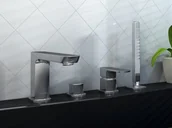 Baterie wannowe i prysznicowe - Kohlman Foxal QB244F - miniaturka - grafika 1