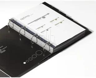 Durable Listwy wsuwane z perforacją 30 kartek 8 sztuk przeźroczyste 2929-19 - Grzbiety do bindownic - miniaturka - grafika 2